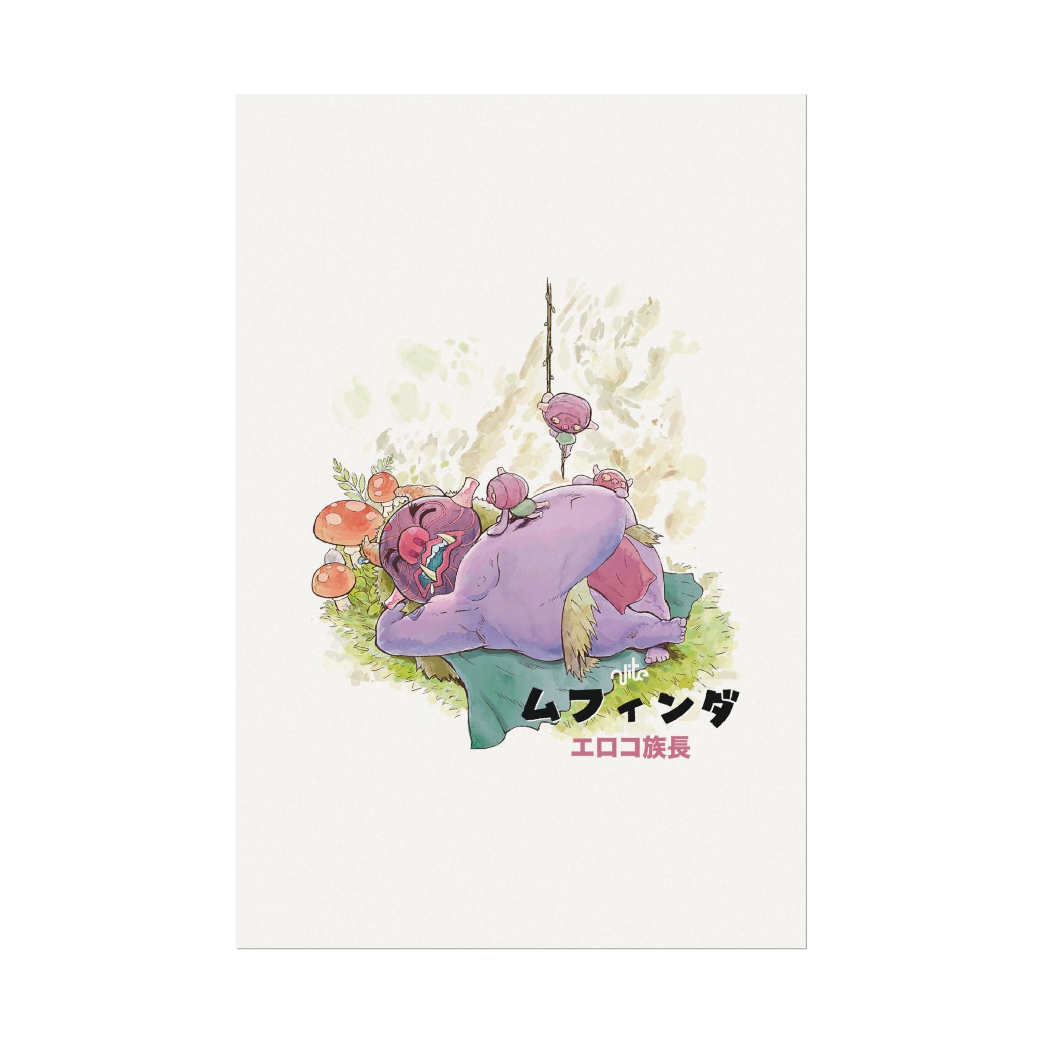 Chief Eloko Watercolor Poster