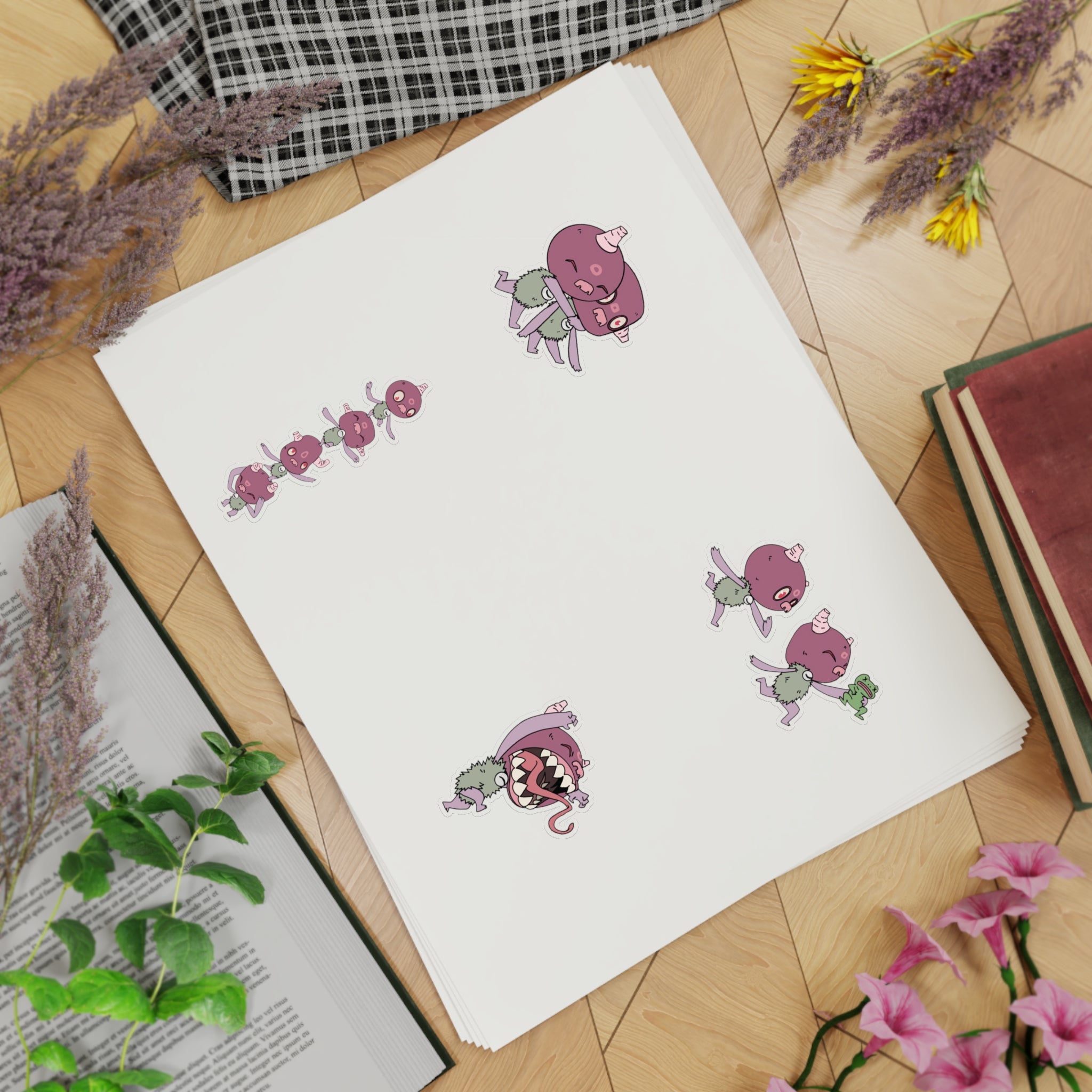 Eloko Tot Sticker Sheet Bundle, 5pcs