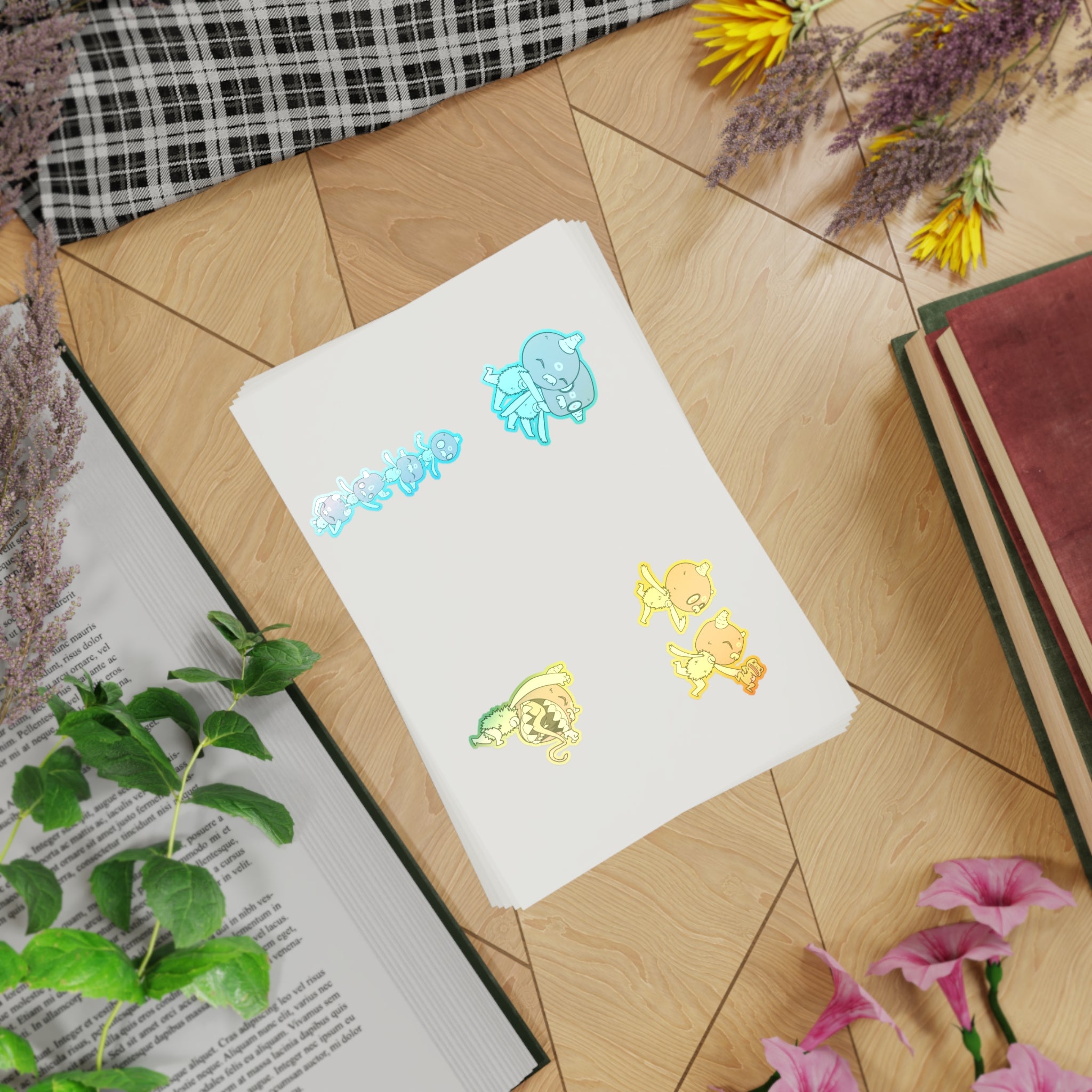 Eloko Tot Sticker Sheet Bundle, 5pcs