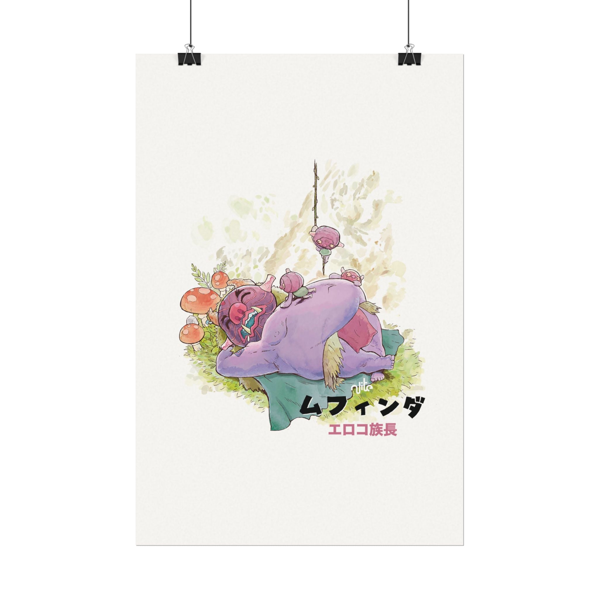 Chief Eloko Watercolor Poster