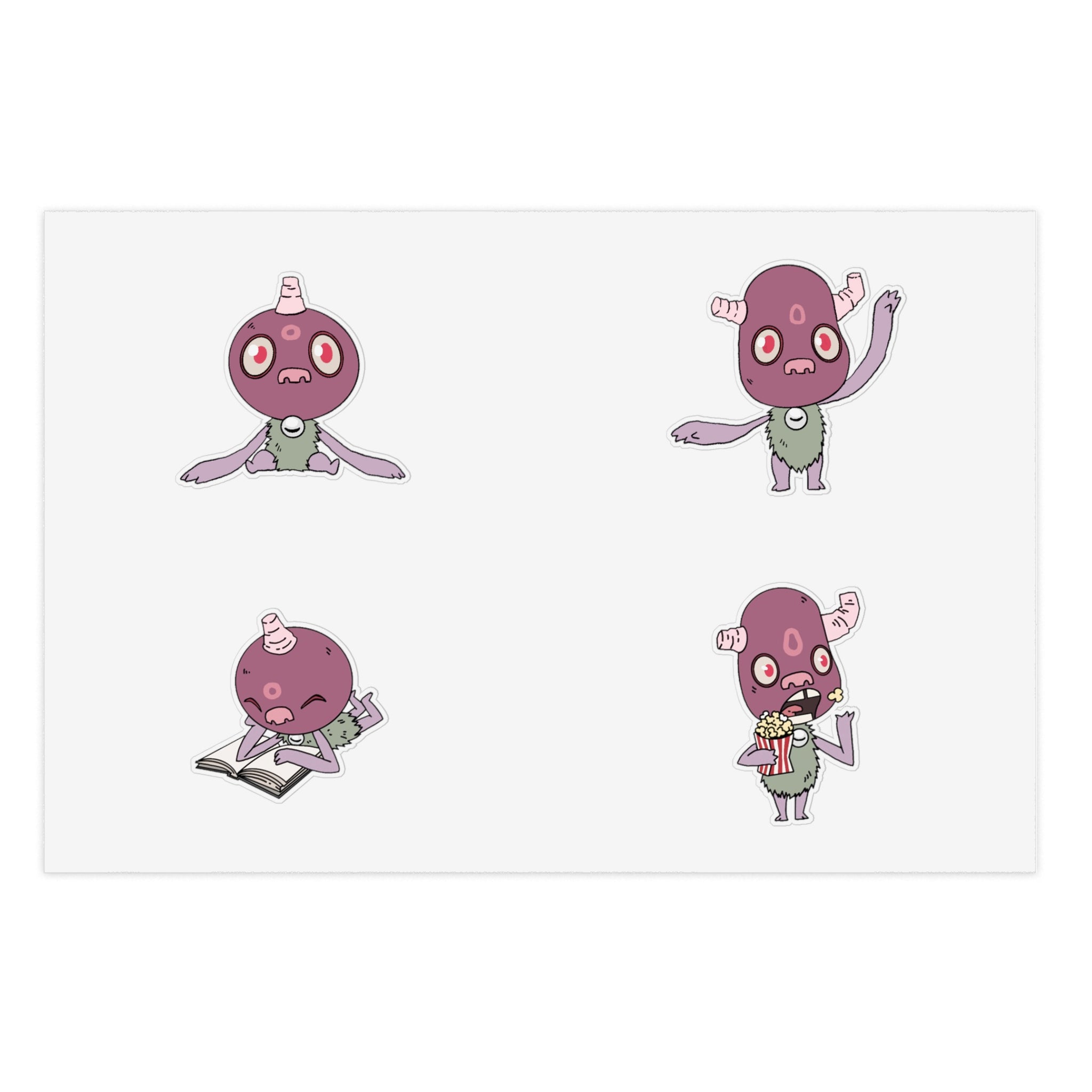 Eloko Tot Sticker Sheet Bundle, 5pcs