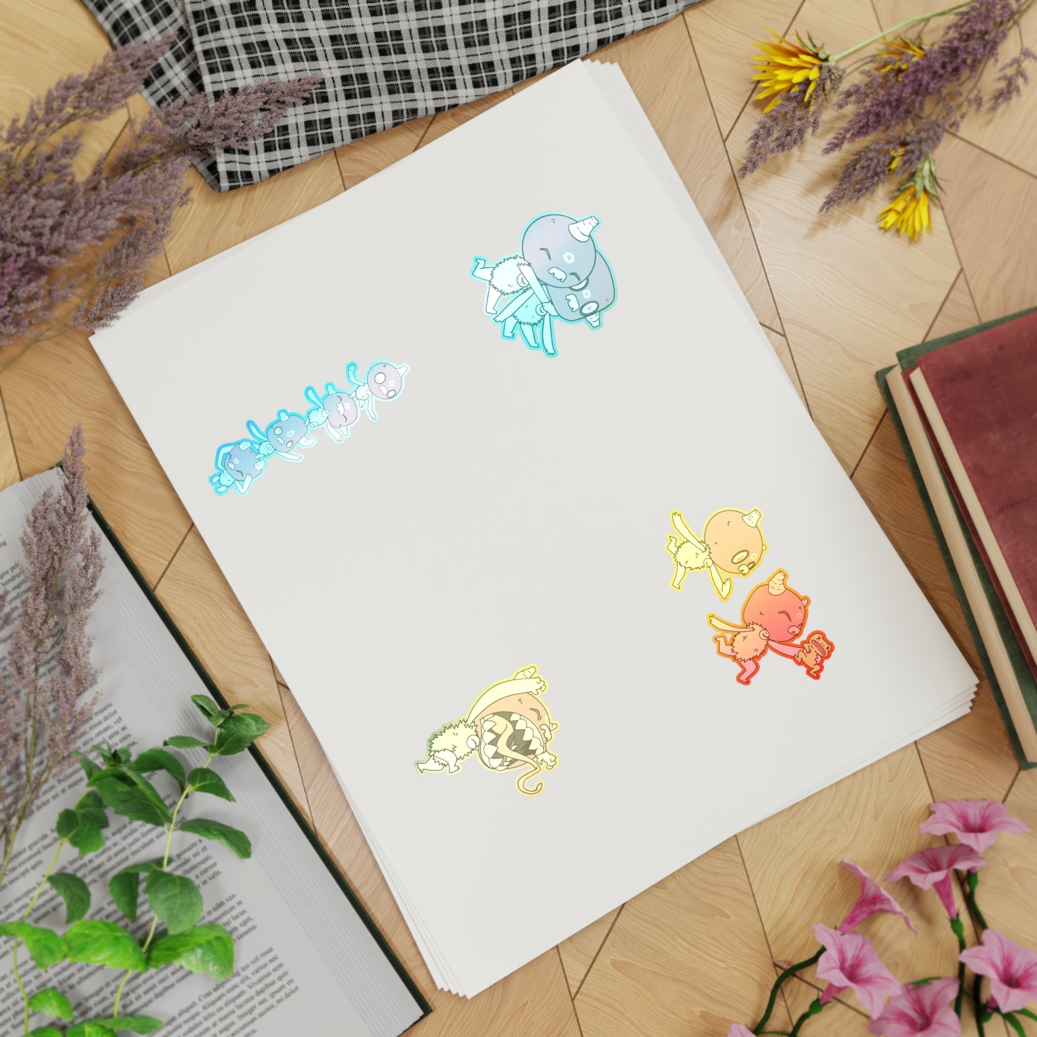 Eloko Tot Sticker Sheet Bundle, 5pcs