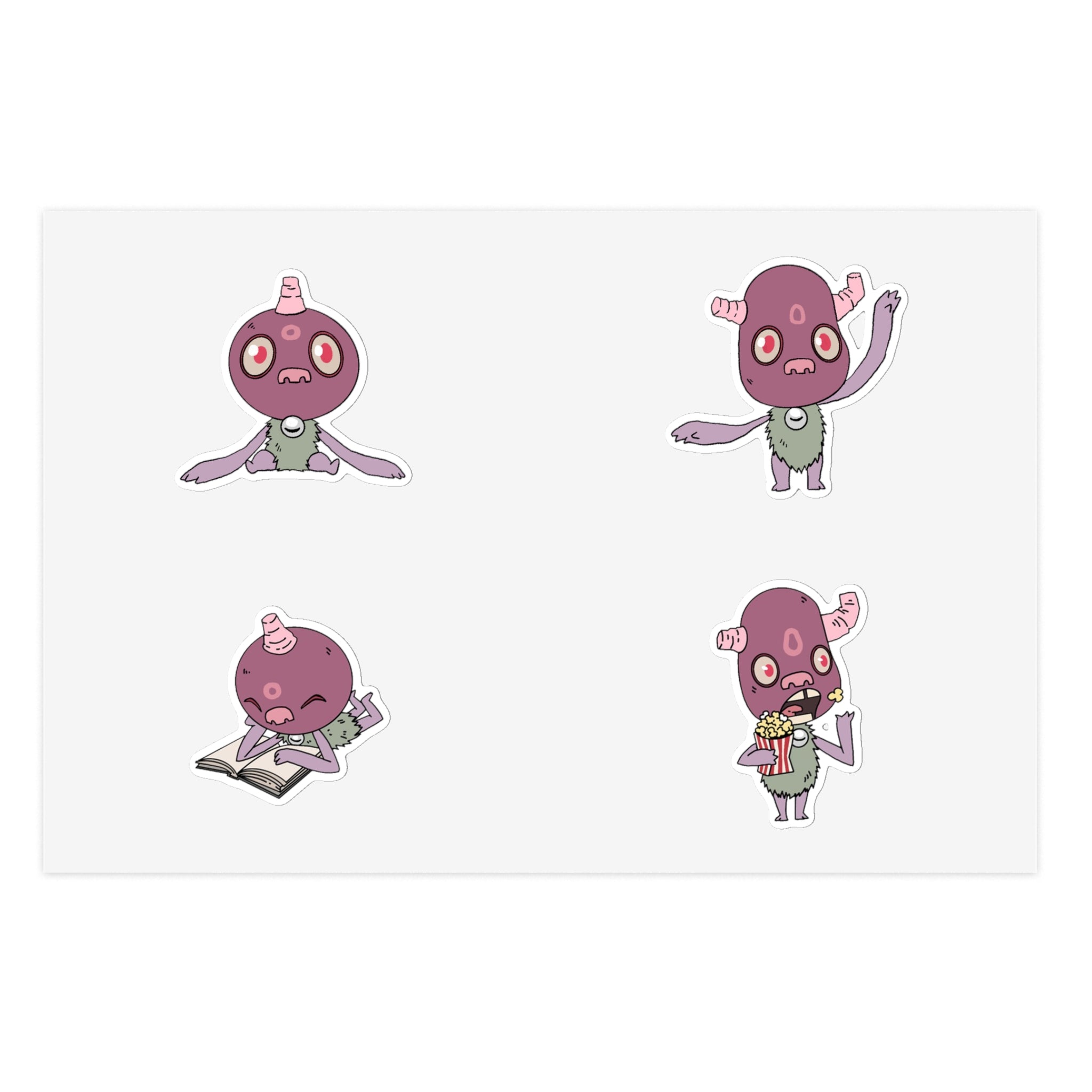 Eloko Tot Sticker Sheet Bundle, 5pcs