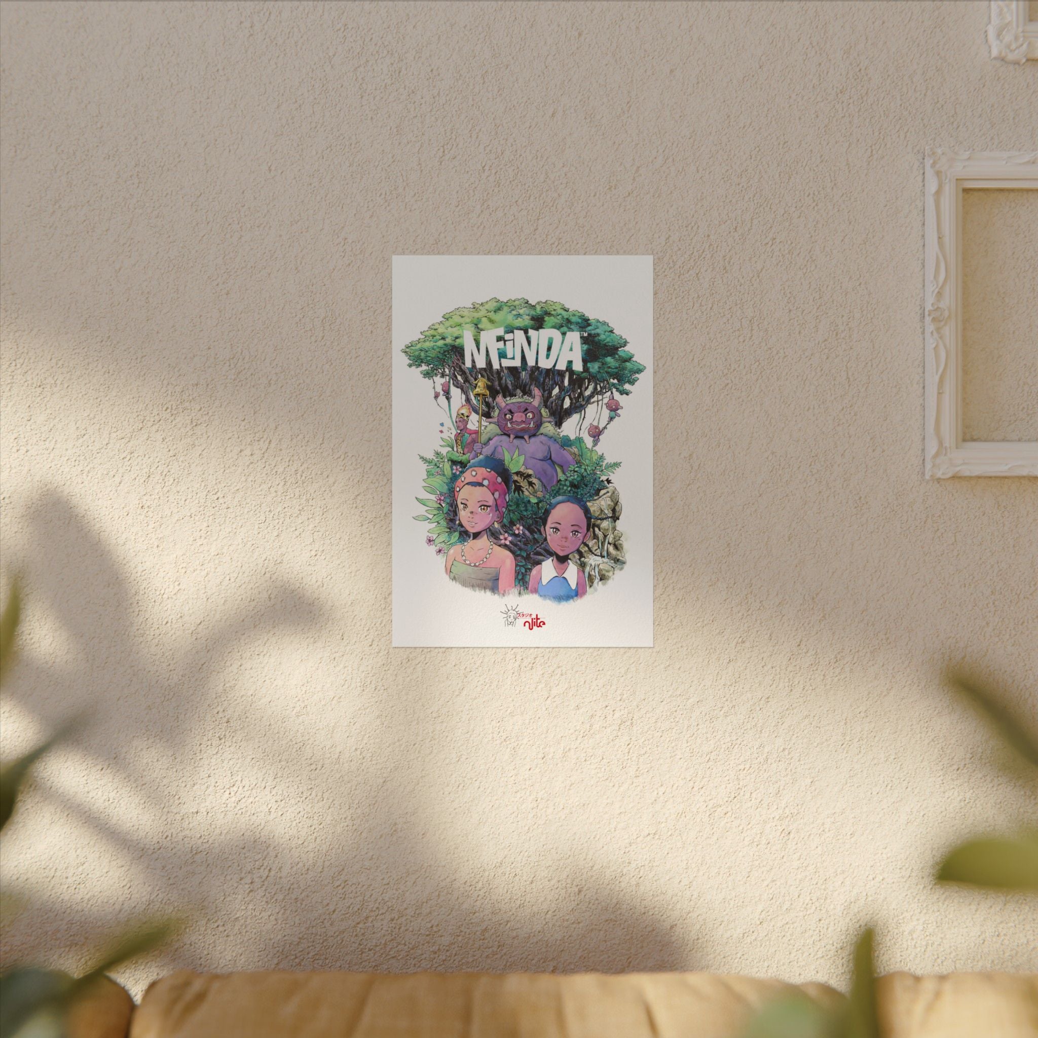 MFINDA Manga Watercolor Posters