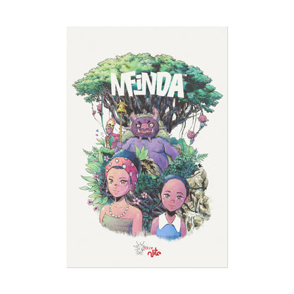 MFINDA Manga Watercolor Posters