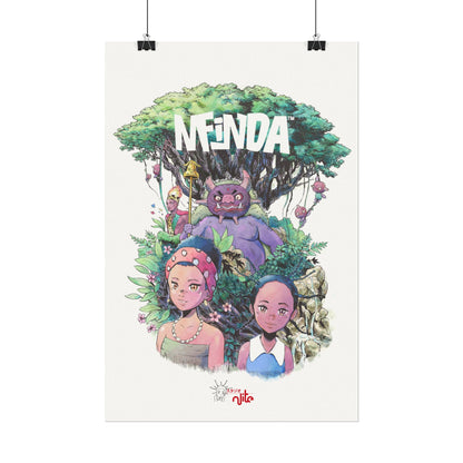 MFINDA Manga Watercolor Posters